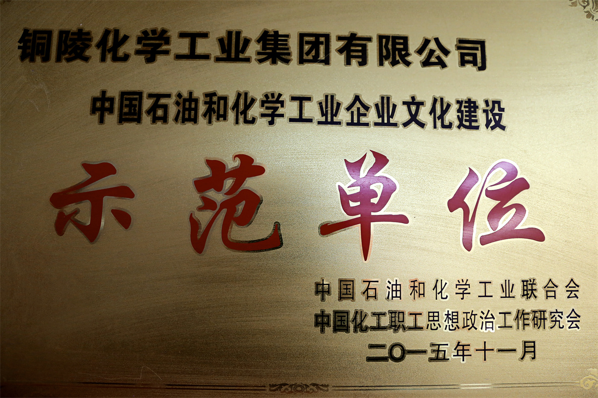 中國石油和化學(xué)工業(yè)企業(yè)文化建設示范單位